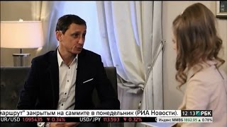 Вадим Галыгин и Екатерина Зеленская на Телеканале "РБК" в "Шоу по тарифу"