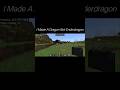 Today I Made A Dragon But Not Enderdragon | #minecraft #minecraftshorts #shorts