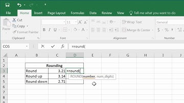 Parts of an Excel Formula - Functions
