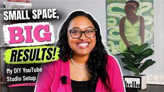 Small Space, Big Results! | My DIY YouTube Studio Setup