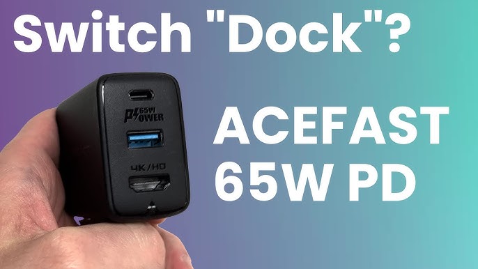 Acefast GaN Ladegerät mit HDMI - Das kleinste TV-Dock der Welt für