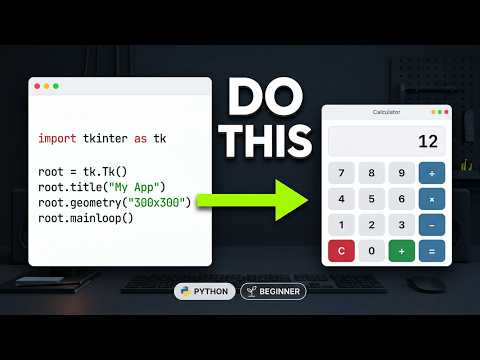 Python Project #3: GUI Calculator — Build Your First App with tkinter (Beginner Tutorial 2026)