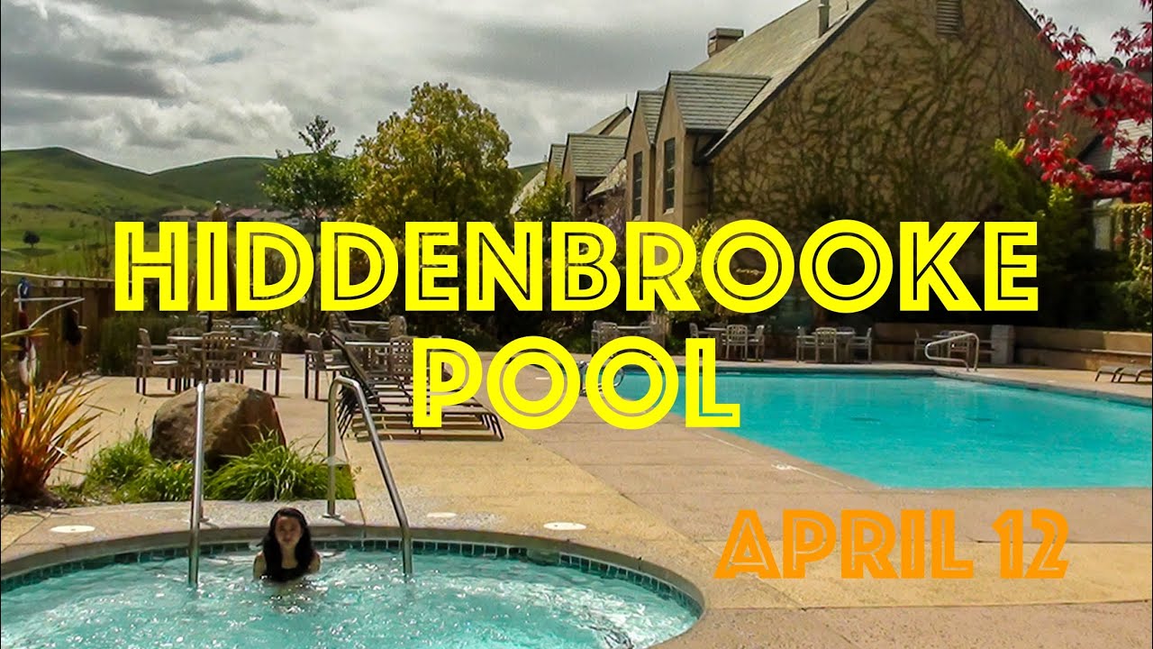 Our First Swim of the Year - April 12 - Hiddenbrooke Pool - YouTube
