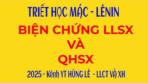 [24] Biện chứng giữa lực lượng sản xuất và quan hệ sản xuất (Chương 3 - CNDV lịch sử)