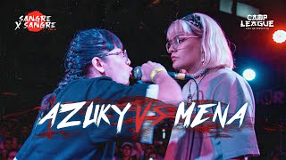 AZUKY vs MENA (EXHIBICIÓN) - SANGRE X SANGRE Vol. 2 #freestylerap #azuky #mena #campleague