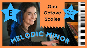 How to Play Piano Scales in E Melodic Minor 1 Octave: Explanation, Fingering and Hands Together