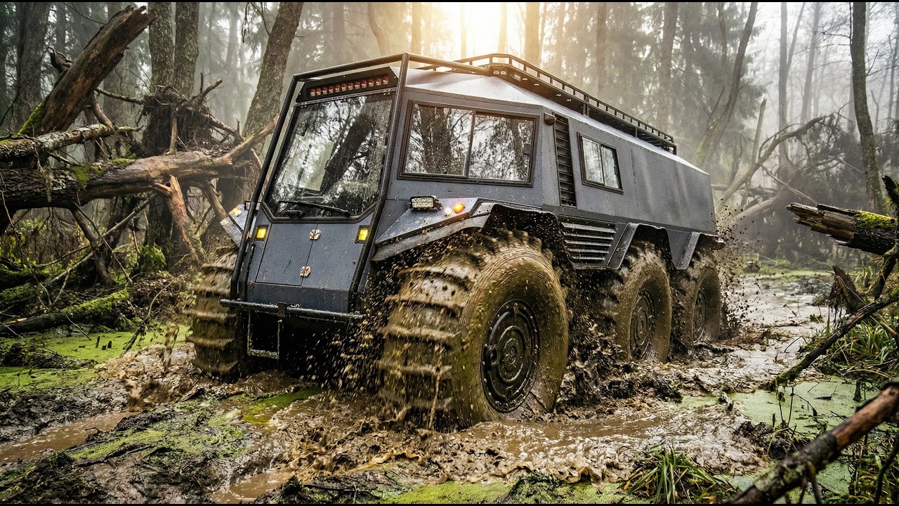 Первый в МИРЕ 6х6 ГИБРИД! Такого вездехода еще не СУЩЕСТВОВАЛО!