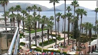 Hotel Ideal Prime Beach 5. The territory of the hotel. Marmaris.Turkey. Hotel overview.