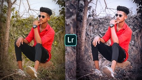 Lightroom black and grey tone photo editing tutorial | lightroom background colour change| lr preset