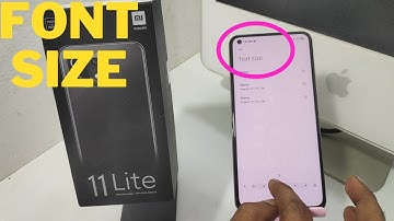 How change text size /font size in XIAOMI | How to Change Font Size on XIAOMI Mi 11