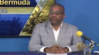 The Hon. Kim Wilson JP MP, Min. of Health & the Hon. Diallo Rabain, Min. Eduation