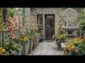 16 beautiful Small Gardden Design with Stone Ornaments for Narrow Balcony
