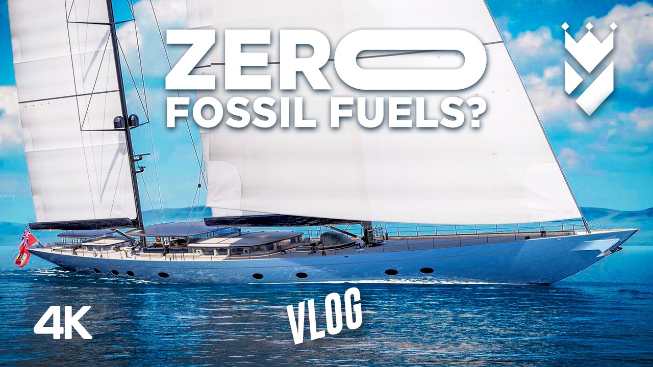 ⁣The 69m Superyacht With No Engines, No Fuel Tanks and No Fossil Fuel