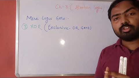 Class XI Subject-Computer Science Chapter-3 Boolean logic