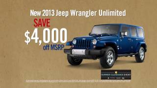 Jeff Wyler Chrysler Jeep Dodge Lawrenceburg Summer Clearance Event