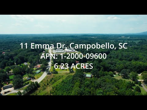 11 Emma Dr, Campobello, SC home video tour