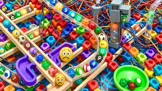 Relaxing Marble Run ASMR Calming Visual Escape for ADHD and Autism Supportive Minds