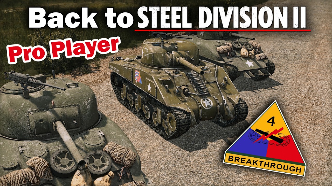 Back to Best WW2 RTS - Steel Division 2 - 1v1 with 4th Armored Division