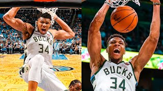 Giannis' "STRONGEST Dunks! 😱" MOMENTS