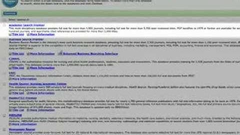 How to: Search a Database