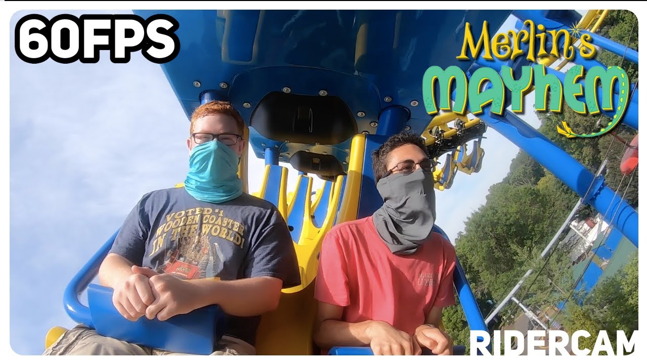 Merlin's Mayhem ridercam on-ride 1080p POV @60fps - Dutch Wonderland ...
