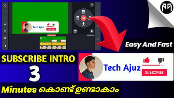 How to make Subscribe Button Animation || Kinemaster Video Editing Tutorial Malayalam