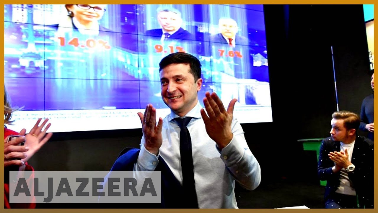 🇺🇦 أوكرانيا: فوز فولوديمير زيلينسكي الانتخابي ليس مزحة | الجزيرة الإنجليزية