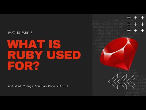 วีดีโอ: ฉันจะสร้างโครงการใน Ruby ได้อย่างไร