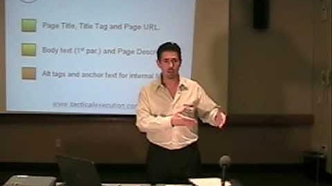 Patrick Schwerdtfeger on SEO Keyword Placement