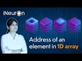 Day 28 - Address Of An Element In 1D Array | DSA free community course.