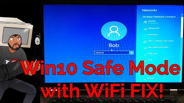 Windows 10 Safe Boot With Networking WiFi fix - QUICK TIPS