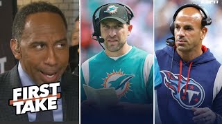 First Take Stephen A. Reacts To Ans Hiring Robert Saleh And Jeff Hafley Joining The Dolphins