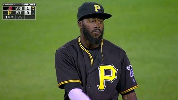 ARI@PIT: Harrison makes a great slide for an out