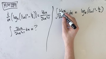 MM289 Maths Methods Fortify Study Guide - "How to complete integration by recognition"