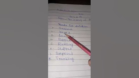 English Dictation Class 4th 2nd Term Lecture#9 10-12-2020