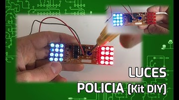 LUCES INTERMITENTES POLICIA || Kits Electrónica MiniBots