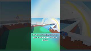 Day 2 of making a Roblox game until I make 100,000 Robux #roblox