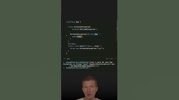 How To Create Exceptions With Clean Messages / Without StackTrace #java #shorts