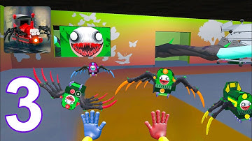 Garten Of Banban Spider Train Monsters Survival - Gameplay Walkthrough Part 3 (Android, iOS)