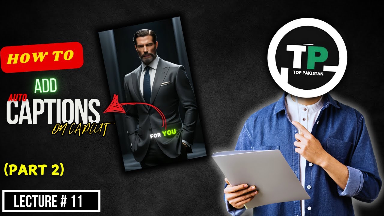 (Lecture # 11) How To Add Auto Captions On CapCut (Part 2)
