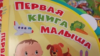 Первая Книга Малыша. Аудиокнига для ребенка. Папа читает книгу для сына.