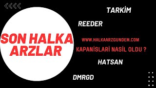 Halka Arz Hi̇sseleri̇ Kapaniş Bi̇lgi̇leri̇.
