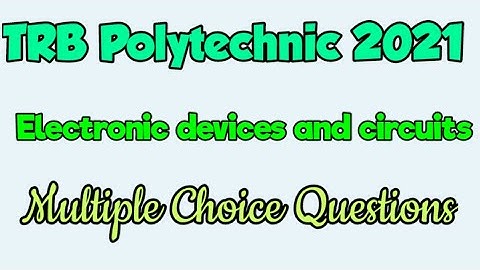 trb polytechnic exam/trb polytechnic ece study material/trb polytechnic ece preparation/trb poly ece