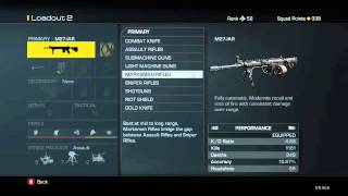 CoD Ghost: Stats, Public Class Setups