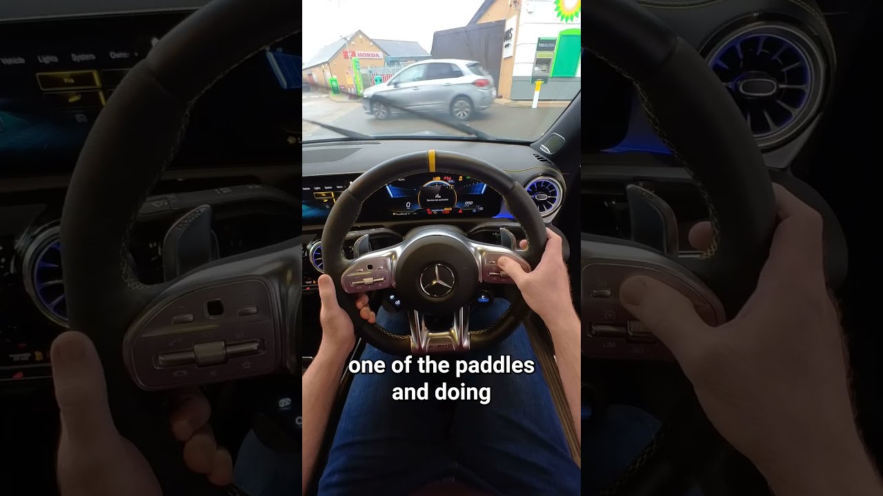 AMG Emotion Start Makes Getting Petrol Fun In The CLA45s Shorts