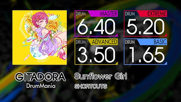 【GITADORA】 Sunflower Girl (MASTER ~ BASIC) Drum