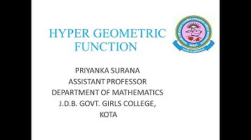 Priyanka Surana , M.Sc. Mahts Sem. – III , Paper-Mathematics Function , Unit-I