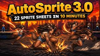 22 Animated Sprite Sheets in 10 Minutes - Game Ready with AutoSprite 3.0