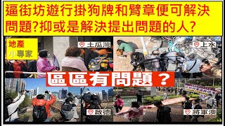 地產小專家 20230331 香港區區有問題.逼街坊遊行掛狗牌和臂章便可解決問題抑或是解決提出問題的人