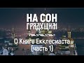 О Книге Екклесиаста (часть 1) – На сон грядущим – протоиерей Андрей Ткачёв